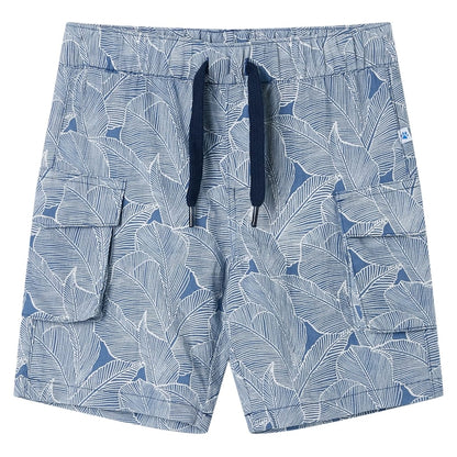 Kids' Shorts with Drawstring Dark Blue 116