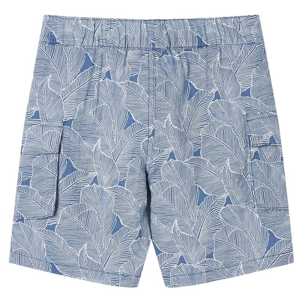 Kids' Shorts with Drawstring Dark Blue 116