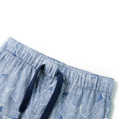 Kids' Shorts with Drawstring Dark Blue 116