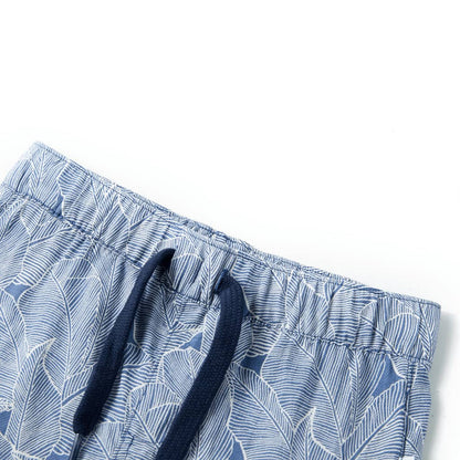 Kids' Shorts with Drawstring Dark Blue 140