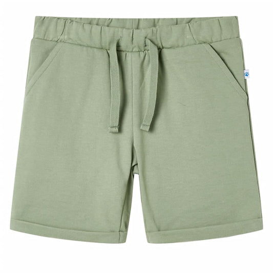 Kids' Shorts with Drawstring Light Khaki 116