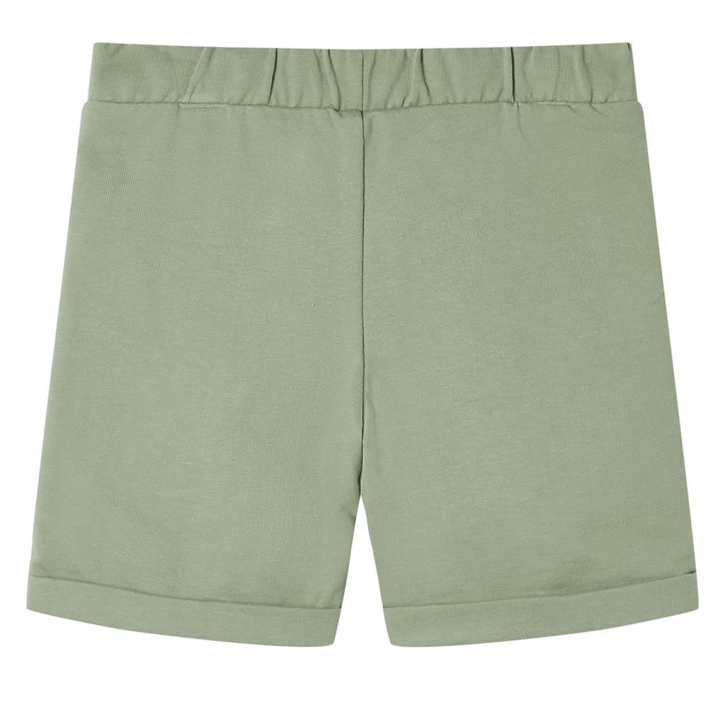 Kids' Shorts with Drawstring Light Khaki 116