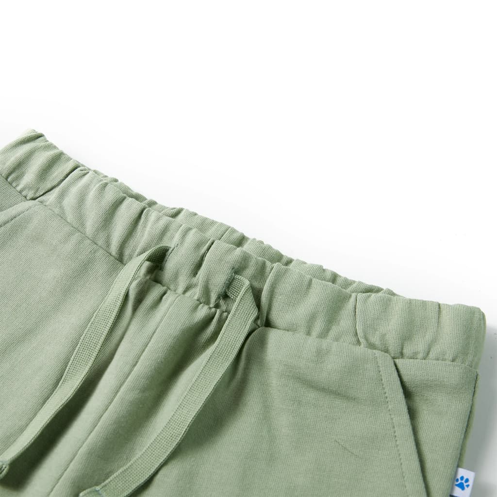 Kids' Shorts with Drawstring Light Khaki 116