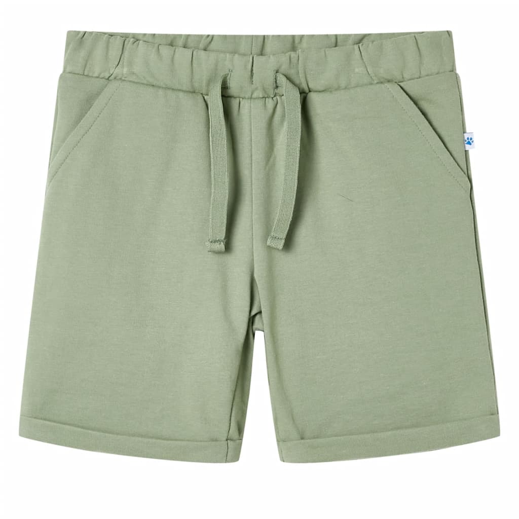 Kids' Shorts with Drawstring Light Khaki 128