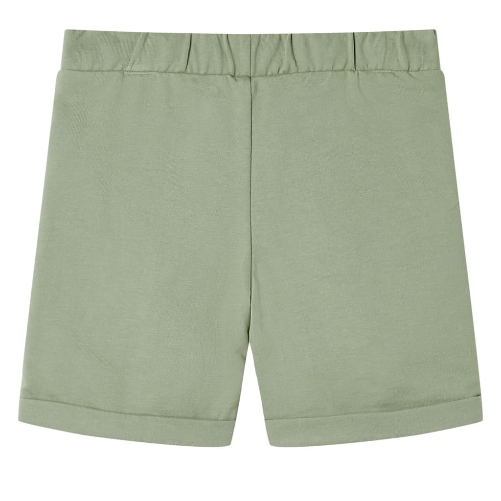 Kids' Shorts with Drawstring Light Khaki 128