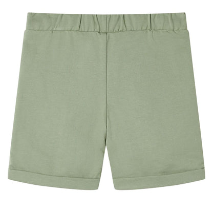 Kids' Shorts with Drawstring Light Khaki 128