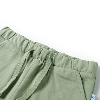 Kids' Shorts with Drawstring Light Khaki 128