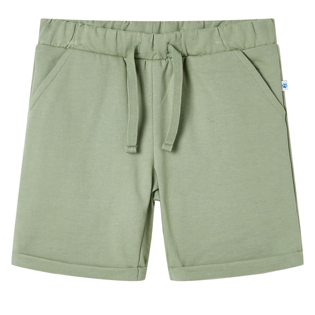 Kids' Shorts with Drawstring Light Khaki 140