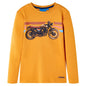 Kids' T-shirt with Long Sleeves Ochre 116