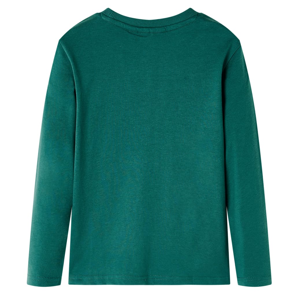 Kids' T-shirt with Long Sleeves Green 116