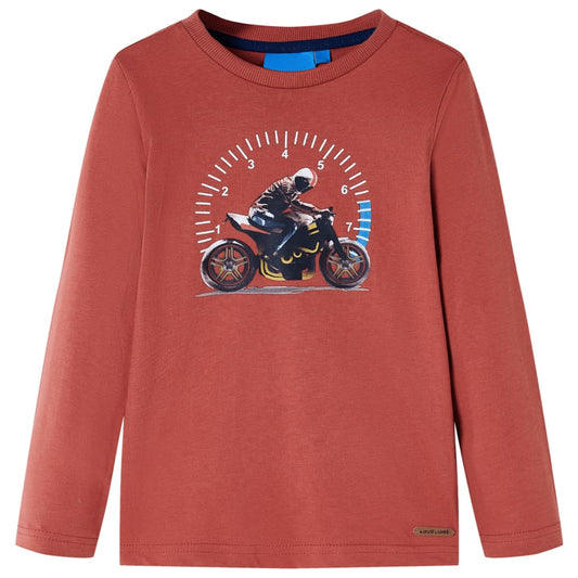 Kids' T-shirt with Long Sleeves Henna 104