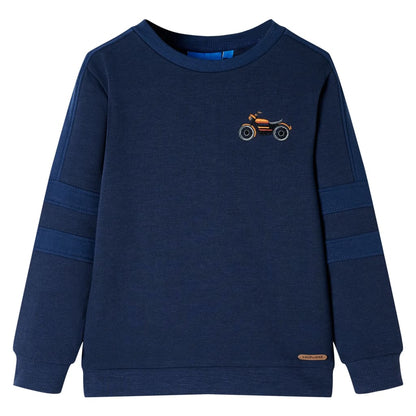 Kids' Sweatshirt Navy Melange 92