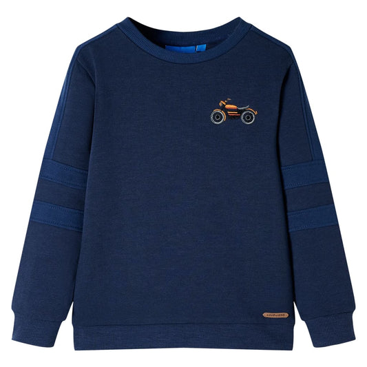 Kids' Sweatshirt Navy Melange 92