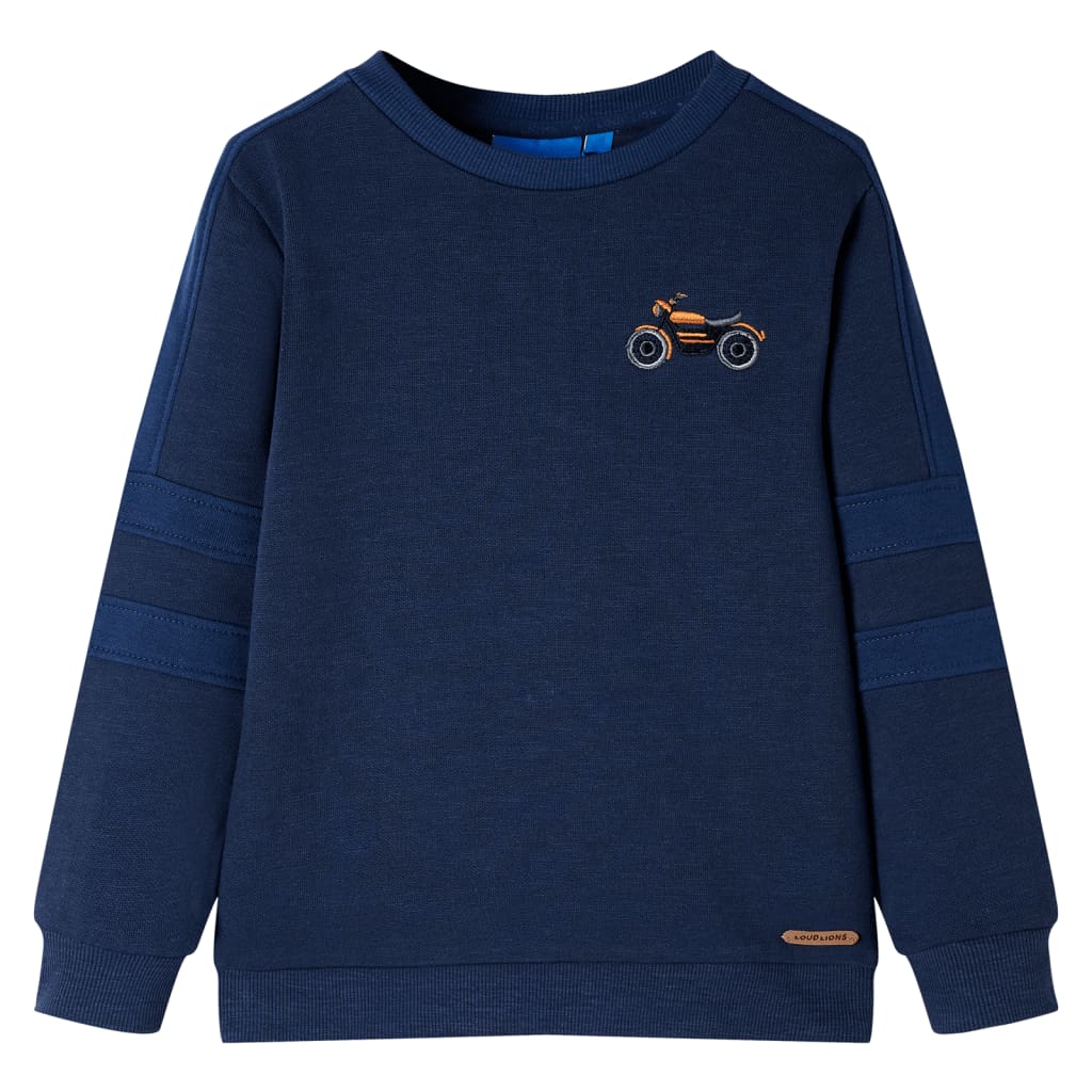 Kids' Sweatshirt Navy Melange 128