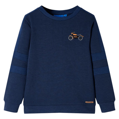 Kids' Sweatshirt Navy Melange 128