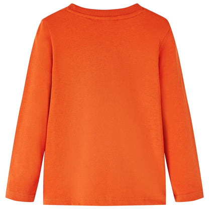 Kids' T-shirt with Long Sleeves Orange 104