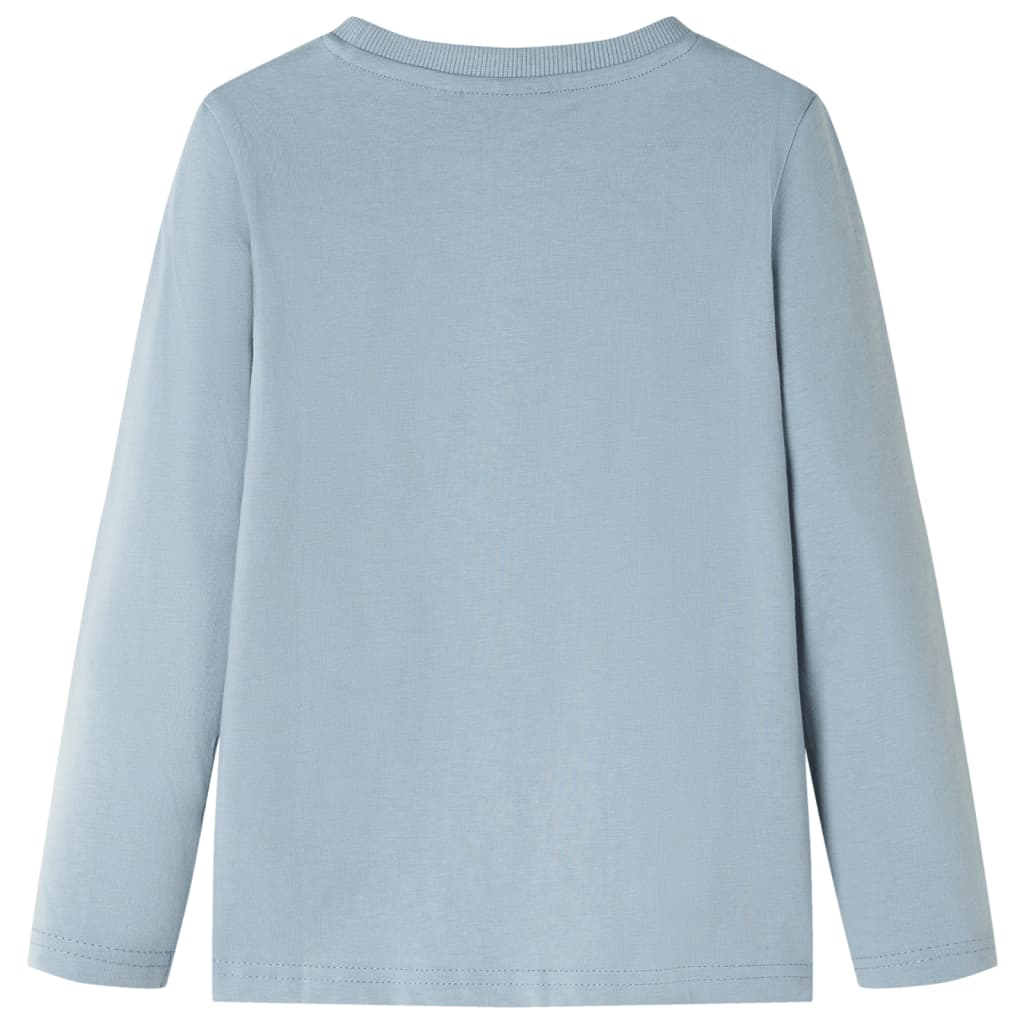 Kids' T-shirt with Long Sleeves Light Blue 104