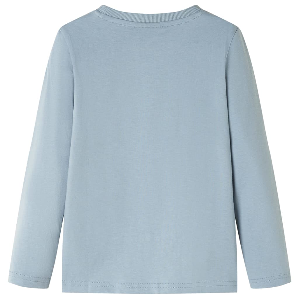 Kids' T-shirt with Long Sleeves Light Blue 116