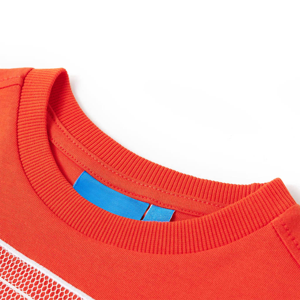 Kids' T-shirt with Long Sleeves Bright Orange 104