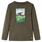 Kids' T-shirt with Long Sleeves Khaki 104