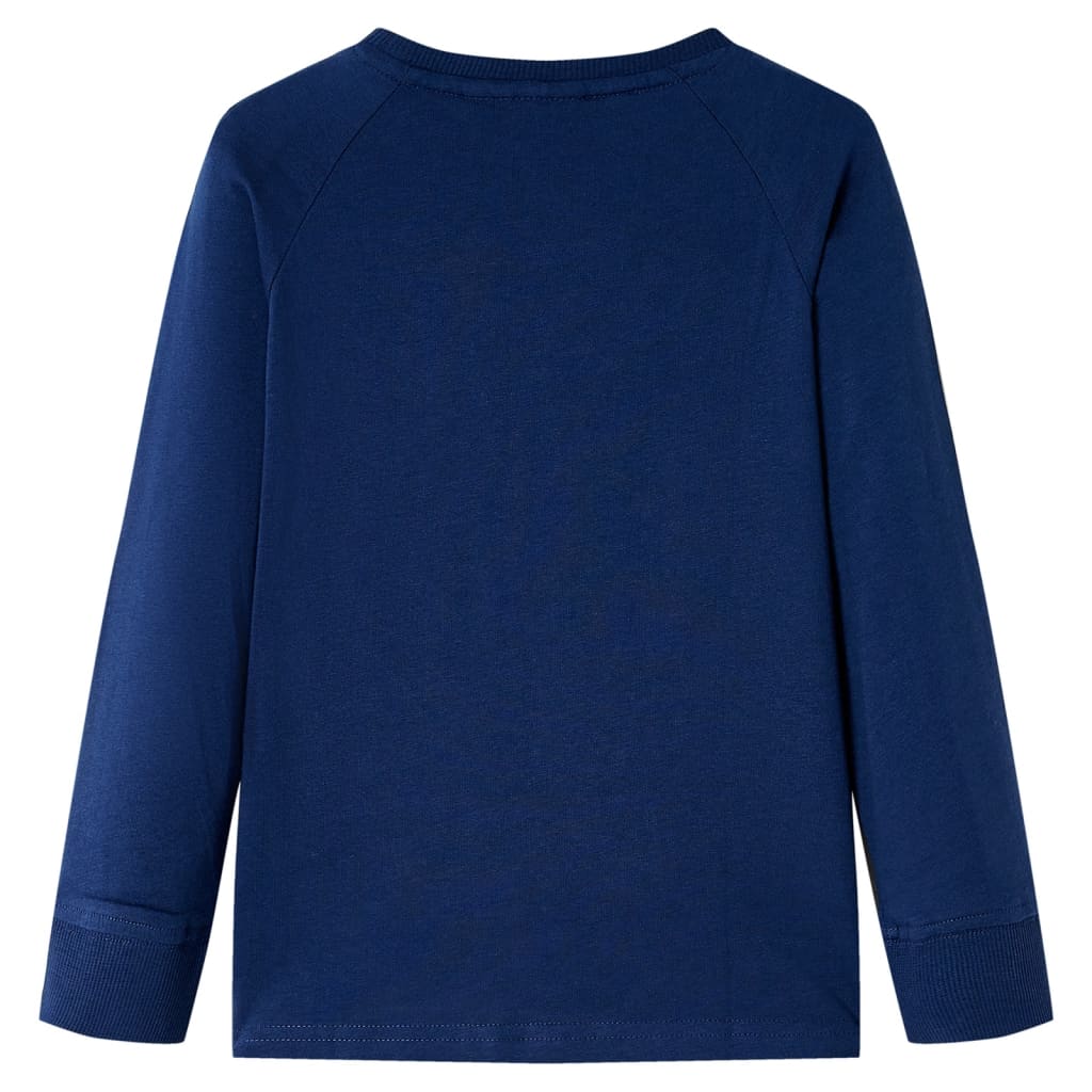 Kids' T-shirt with Long Sleeves Navy 104