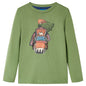 Kids' T-shirt with Long Sleeves Light Khaki 104