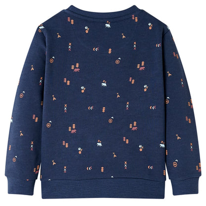 Kids' Sweatshirt Navy Melange 92