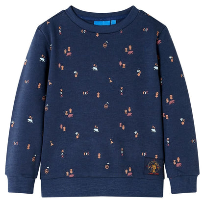 Kids' Sweatshirt Navy Melange 116