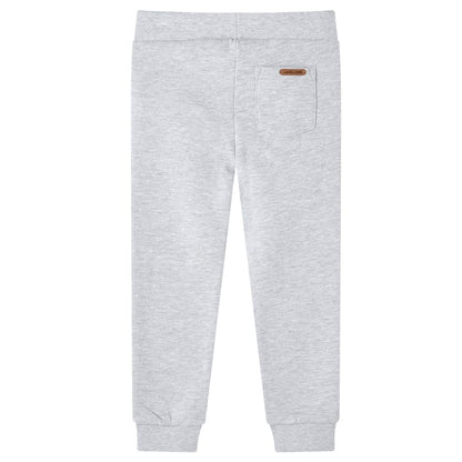 Kids' Sweatpants Grey Melange 128