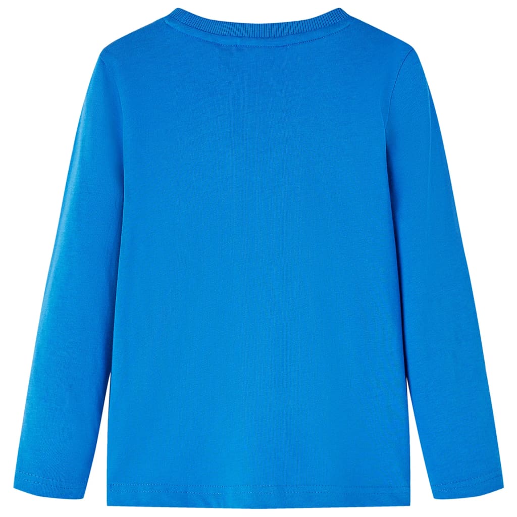 Kids' T-shirt with Long Sleeves Cobalt Blue 104