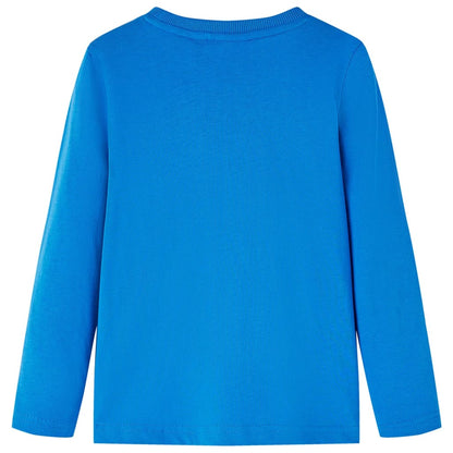 Kids' T-shirt with Long Sleeves Cobalt Blue 140