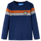 Kids' T-shirt with Long Sleeves Navy Blue 92