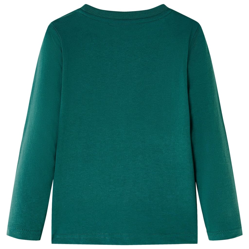 Kids' T-shirt with Long Sleeves Green 104