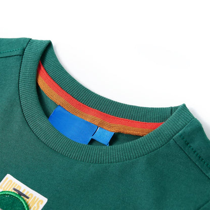 Kids' T-shirt with Long Sleeves Green 104