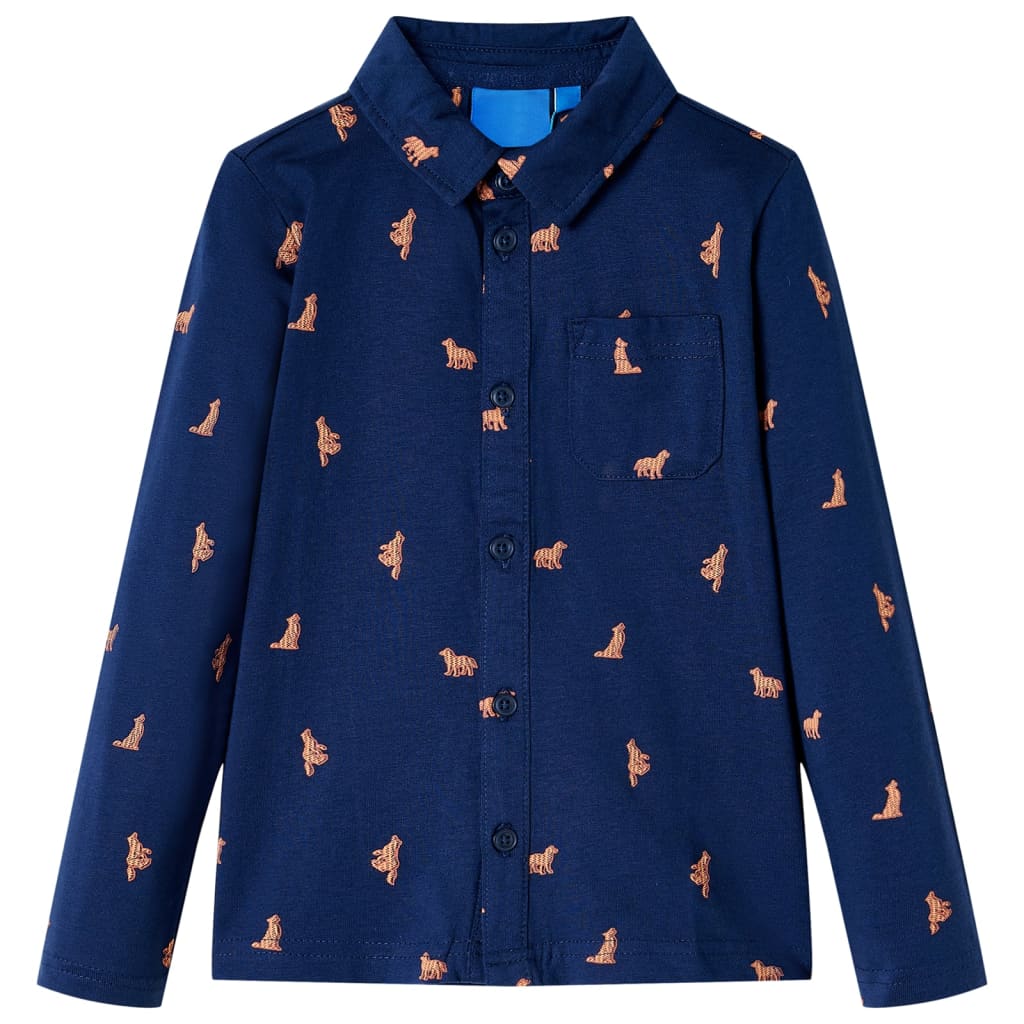 Kids' Shirt Navy 140