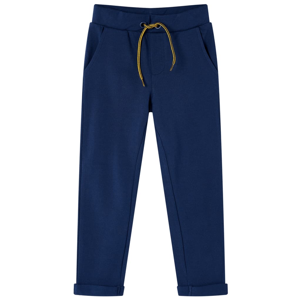 Kids' Pants with Drawstring Navy 140