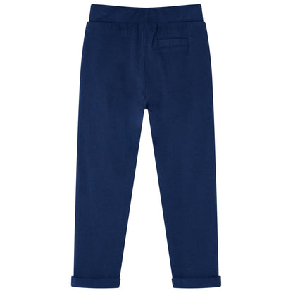 Kids' Pants with Drawstring Navy 140