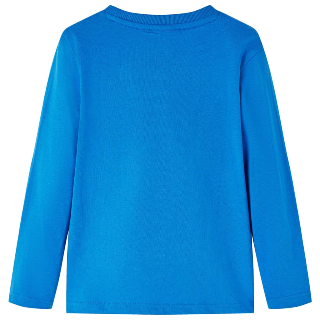 Kids' T-shirt with Long Sleeves Cobalt Blue 104