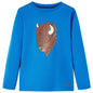 Kids' T-shirt with Long Sleeves Cobalt Blue 116