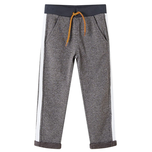 Kids' Sweatpants Dark Grey Melange 104