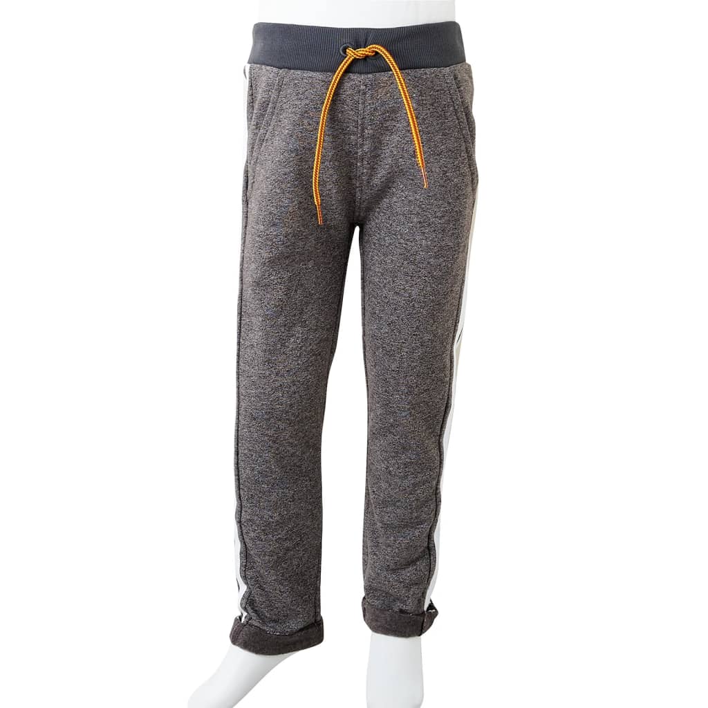 Kids' Sweatpants Dark Grey Melange 104