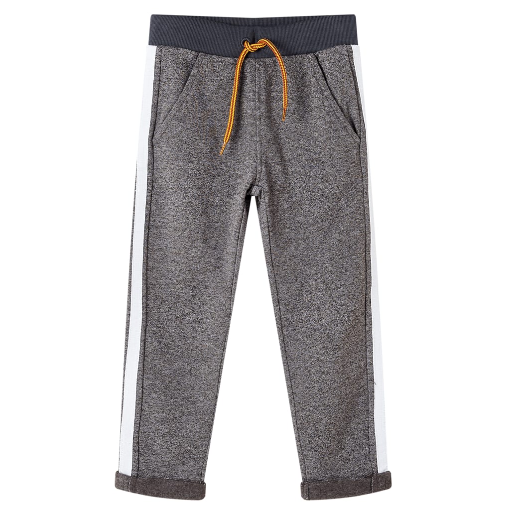 Kids' Sweatpants Dark Grey Melange 140