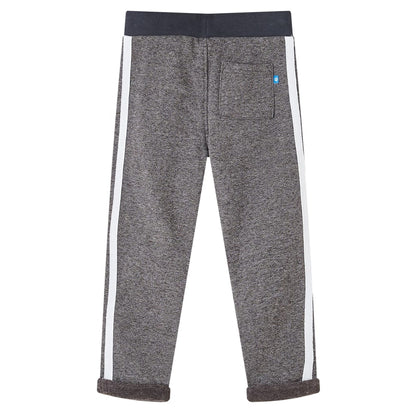 Kids' Sweatpants Dark Grey Melange 140