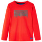 Kids' T-shirt with Long Sleeves Red 92