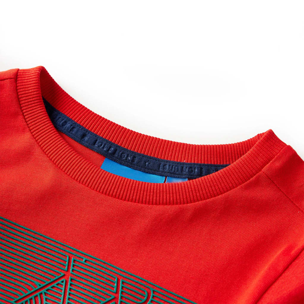 Kids' T-shirt with Long Sleeves Red 116