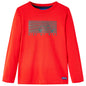 Kids' T-shirt with Long Sleeves Red 128