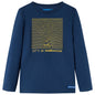 Kids' T-shirt with Long Sleeves Navy Blue 104