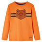 Kids' T-shirt with Long Sleeves Dark Orange 104