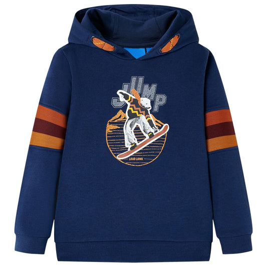 Kids' Hooded Sweatshirt Navy 104