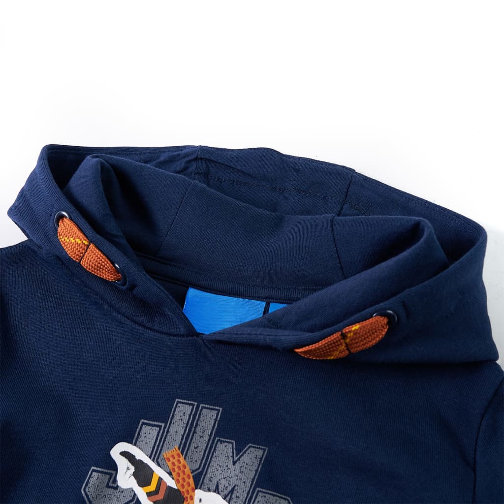 Kids' Hooded Sweatshirt Navy 104